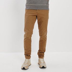 NWT AE Flex Athletic Fit Lived-In Khaki Pant Toasted Almond 42 x 32